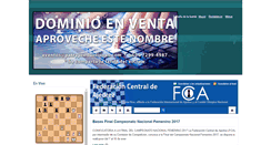 Desktop Screenshot of federaciondeajedrez.com